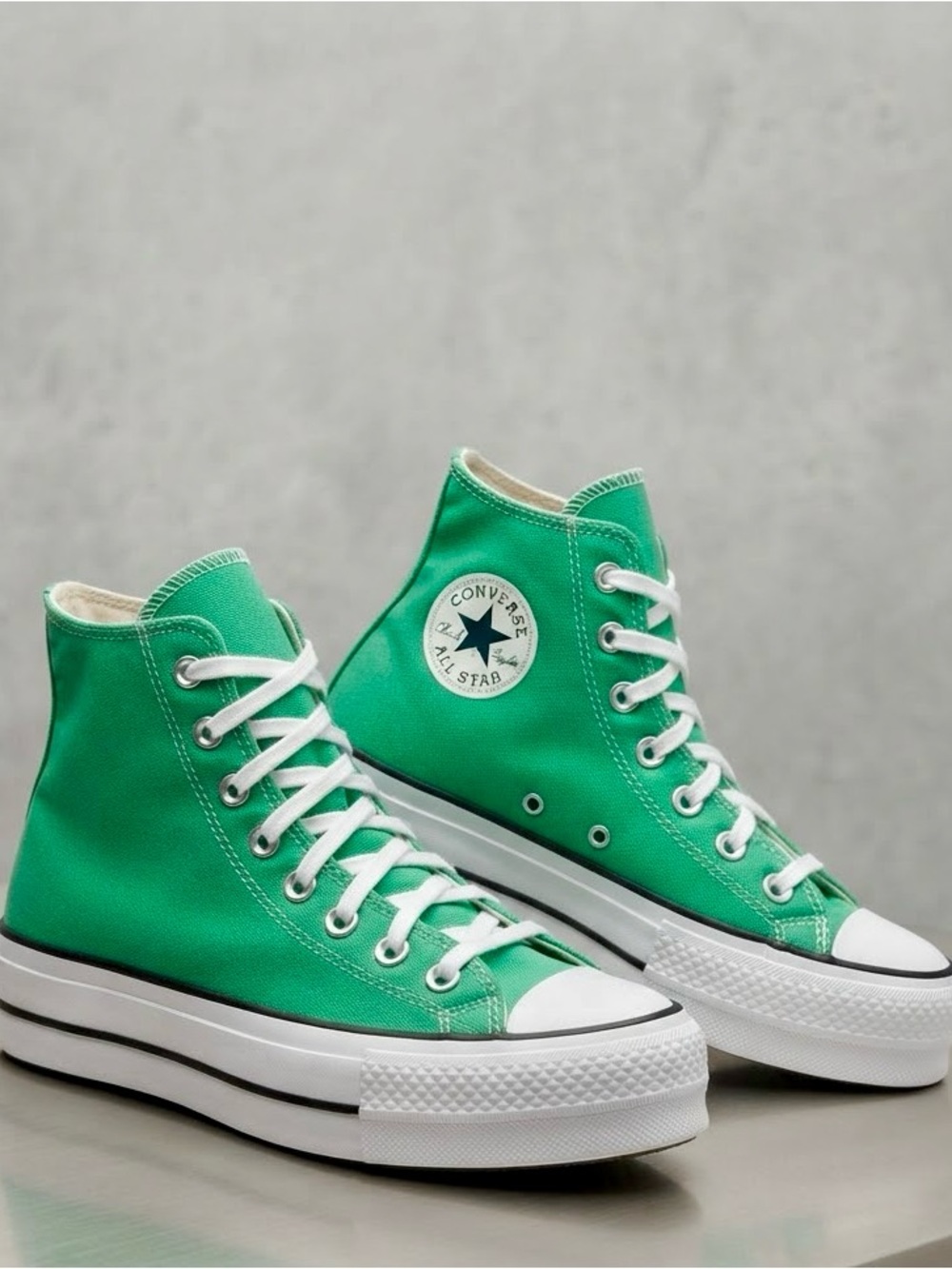 Converse Chuck Taylor All Star High Top Sneakers in Green with White Accents